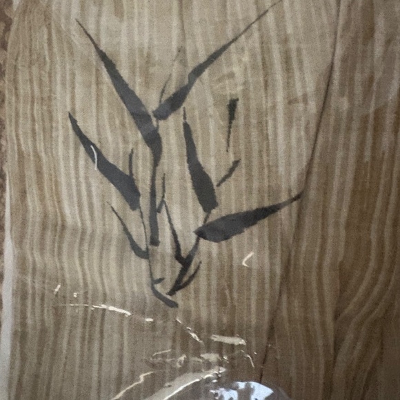 KING SIZE BED SKIRT - ASIAN PRINT - Picture 7 of 7